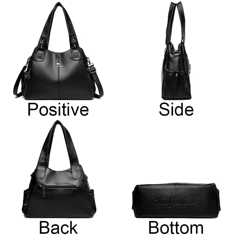 India™ Classic Vintage Leather Shoulder Bag
